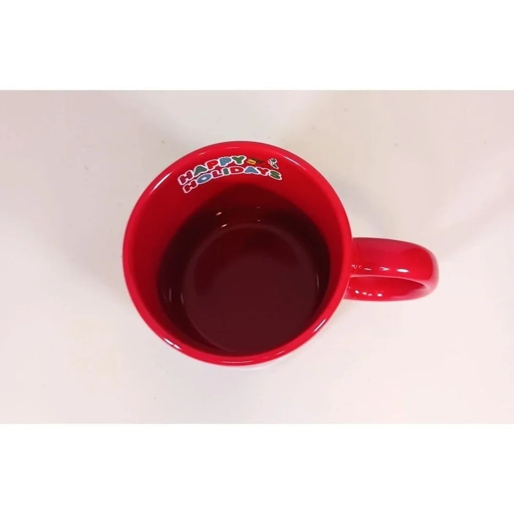 Hello Kitty Christmas Mug Red Sanrio Stocking Wreath Happy Holidays Ceramic